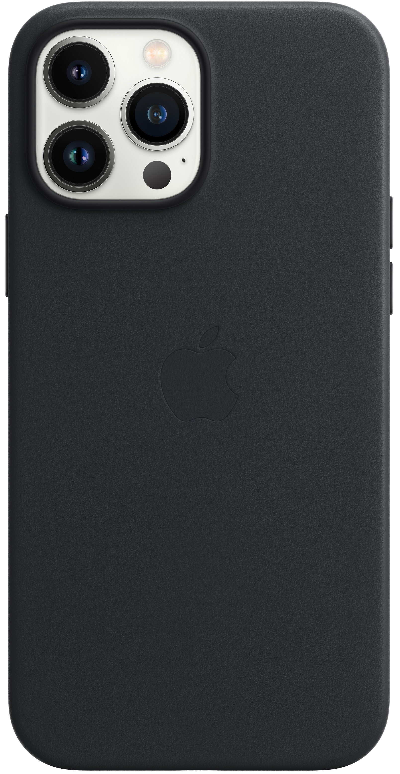 

APPLE для iPhone 13 Pro Max Leather Case with MagSafe Midnight (MM1R3ZE/A), Чёрный