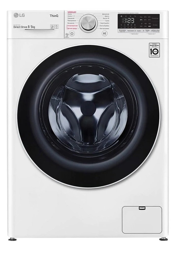 

LG F4V5TG0W, Белый