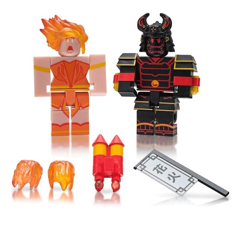 

Jazwares Roblox Game Packs Heroes of Robloxia: Ember & Midnight Shogun W4 (ROG0121), Разноцветный