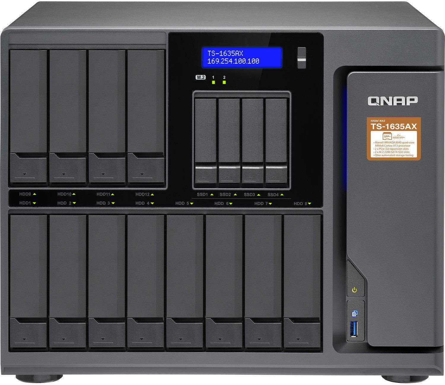 

QNAP TS-1635AX-4G (10GbE)