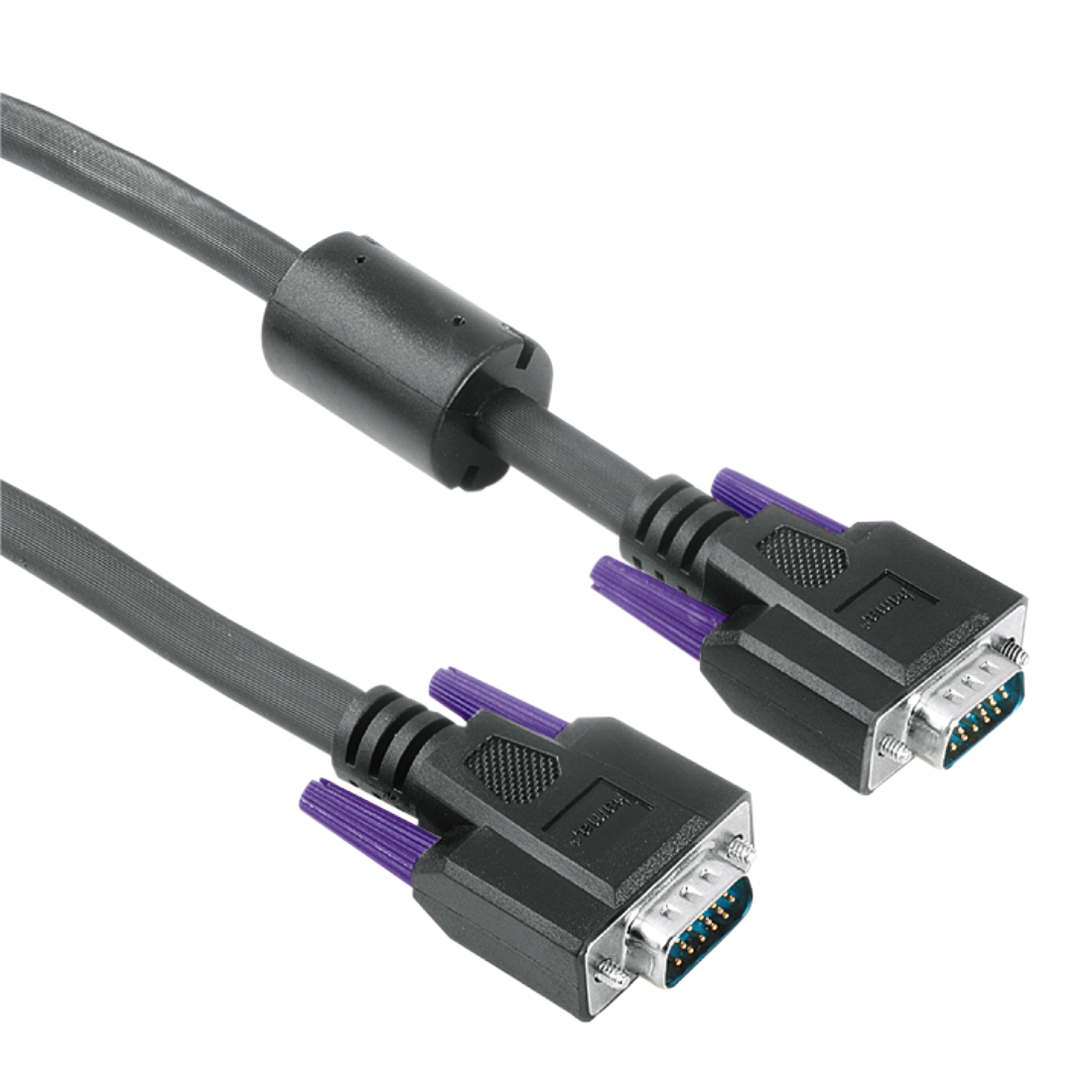 

НАМА DVI/VGA 15-pin HDD -штекер 15-pin HDD , ферриты, длина 1.8 м (122228), Чёрный