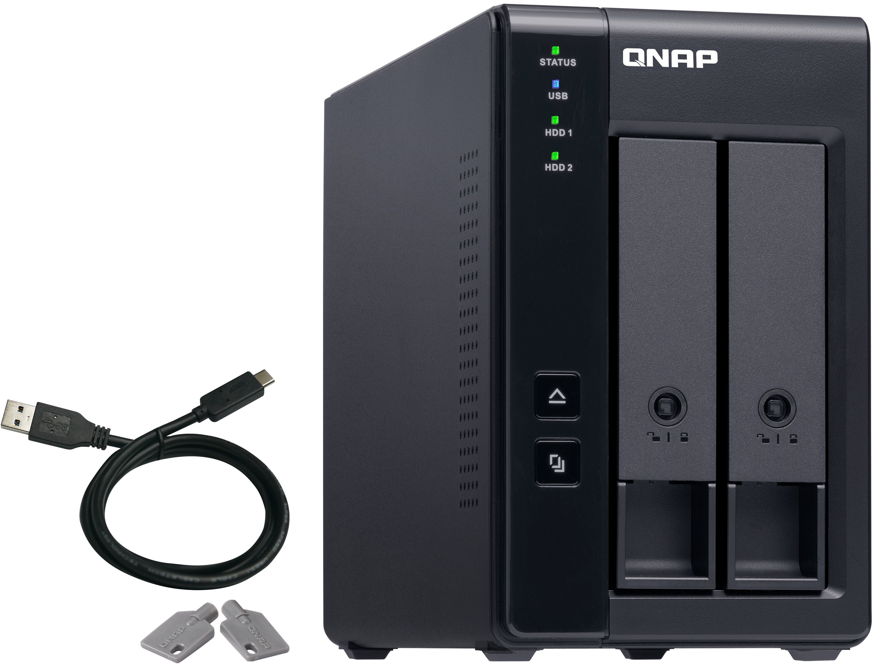 

QNAP TR-002, Чёрный