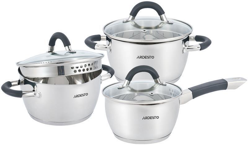 

ARDESTO Gemini Livorno со сливом 4 пр (AR1906SG), Нержавеющая сталь