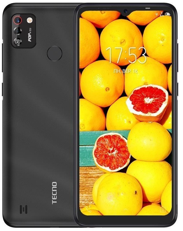 

TECNO POP 4 Pro (BC3) 1/16Gb Dual SIM Pearl Black, Чёрный