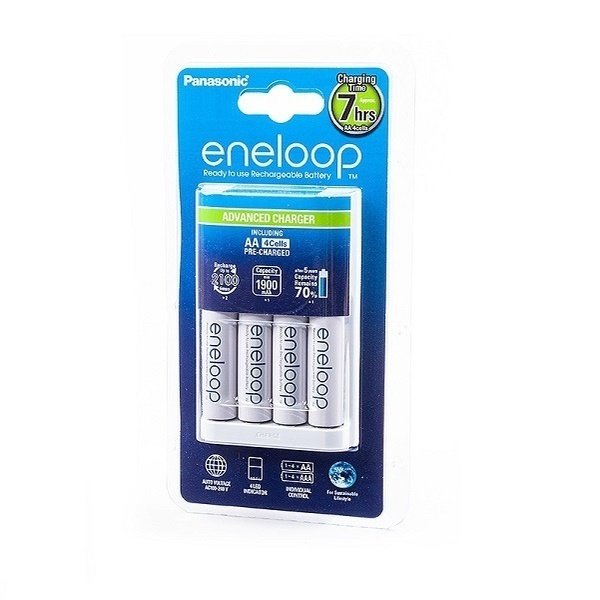 

PANASONIC Advanced Charger+ Eneloop 4AA 1900 mAh NI-MH (K-KJ17MCC40E)