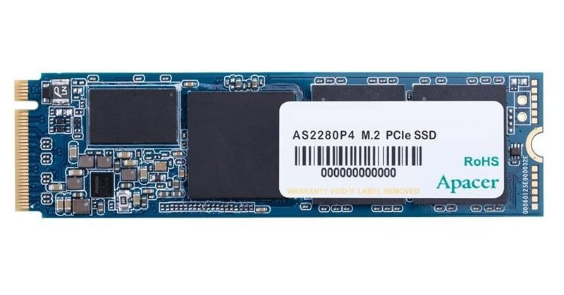 

APACER AP1TBAS2280P4-1, Чёрный