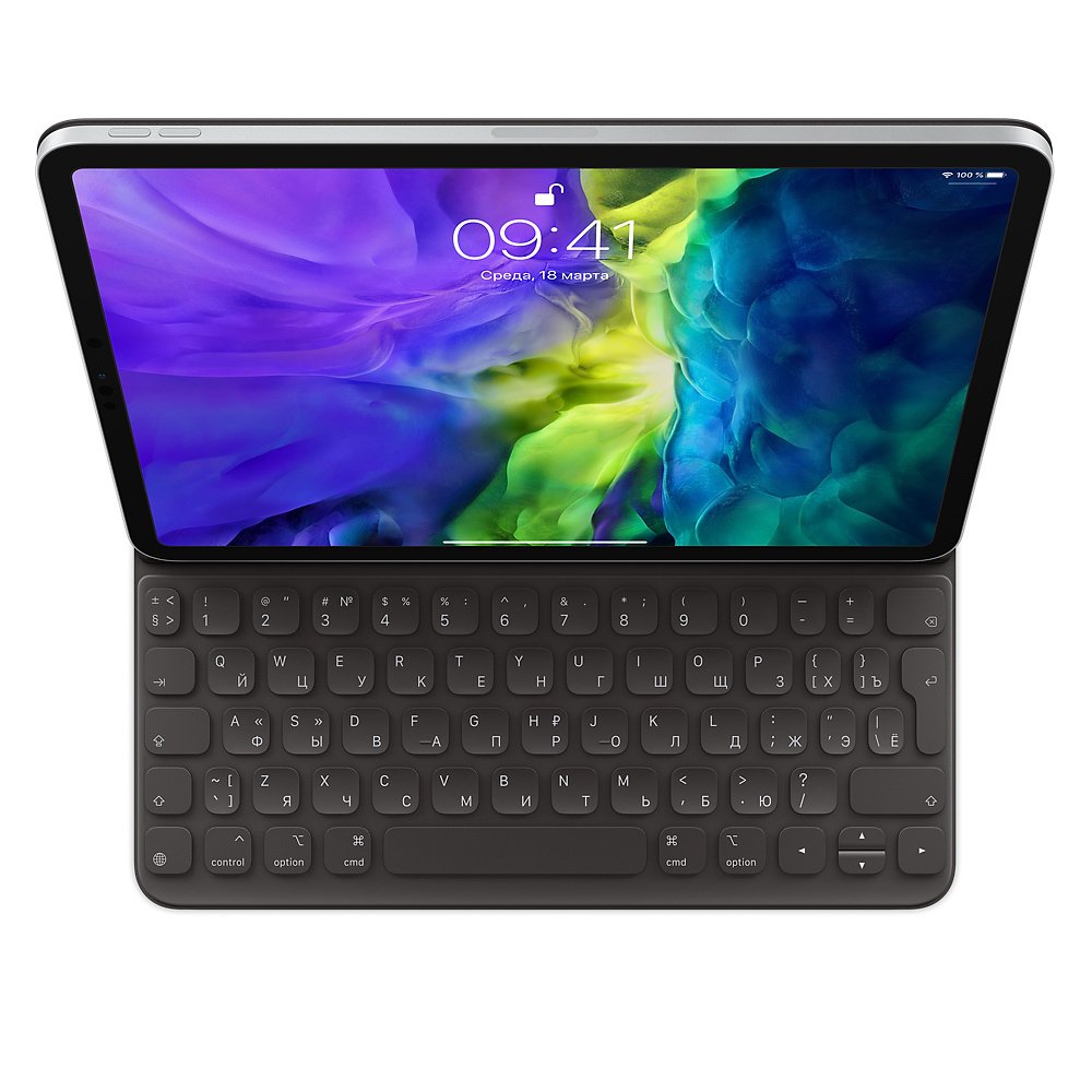 

APPLE Smart Keyboard Folio для 11" iPad Pro (2nd gen) Russia A2038 MU8G2 (MXNK2RS/A)