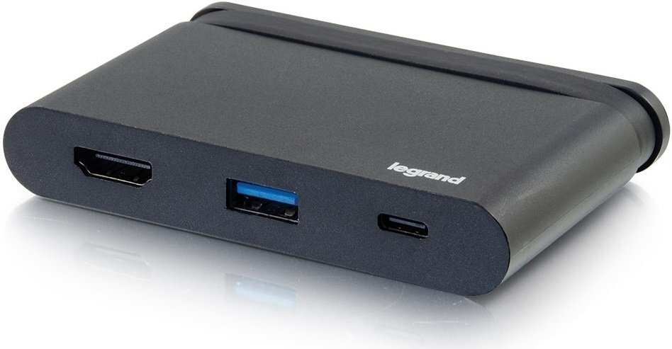 

C2G USB-C на HDMI, USB Type A Power Delivery до 100W (CG82116), Чёрный