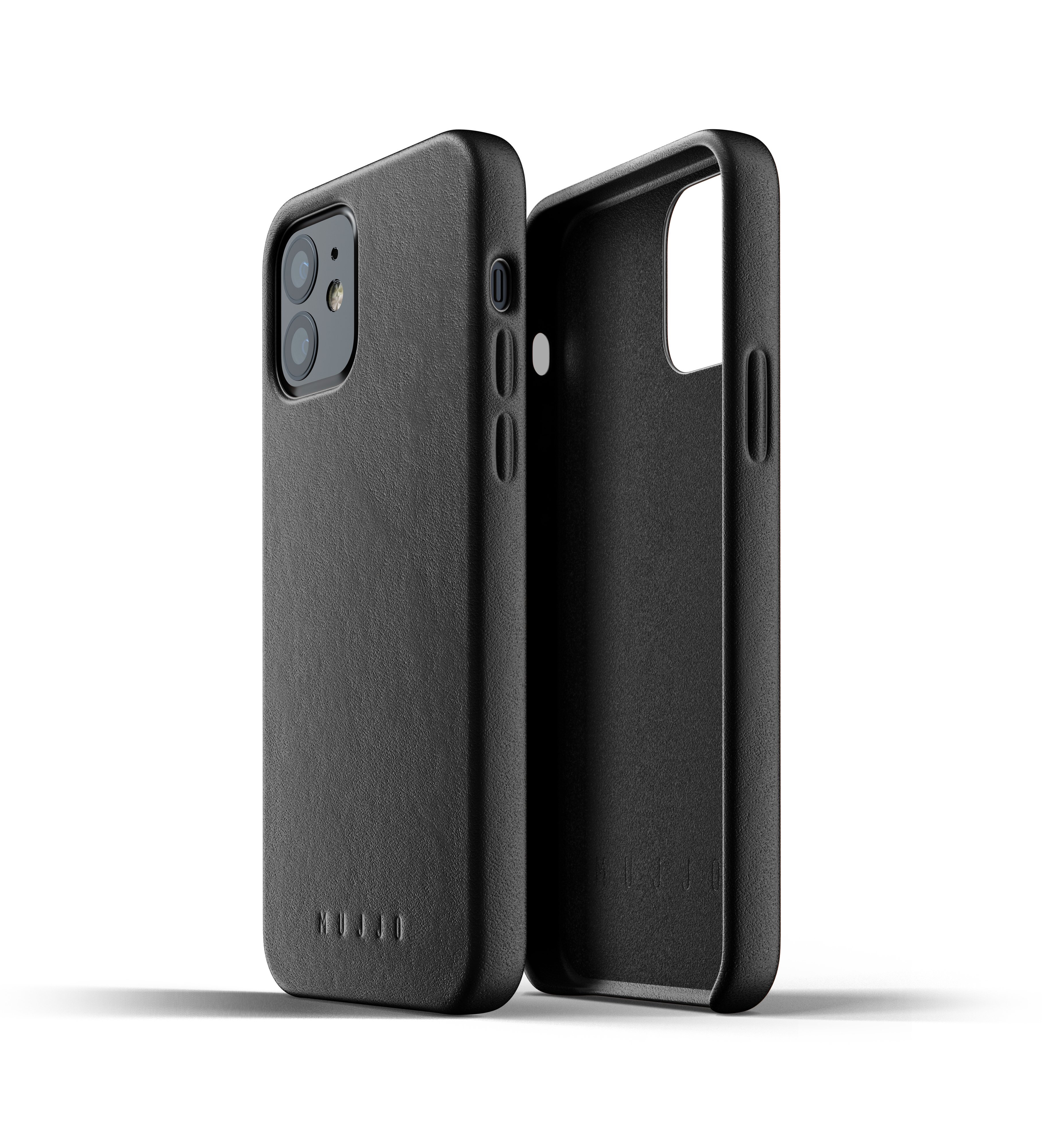 

MUJJO для iPhone 12/12 Pro Full Leather Black (MUJJO-CL-007-BK)