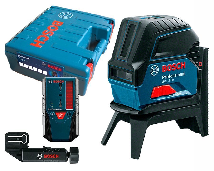 

BOSCH GCL 2-50 + RM1 + BM3 + LR6 + кейс комбинированный (0601066F01)