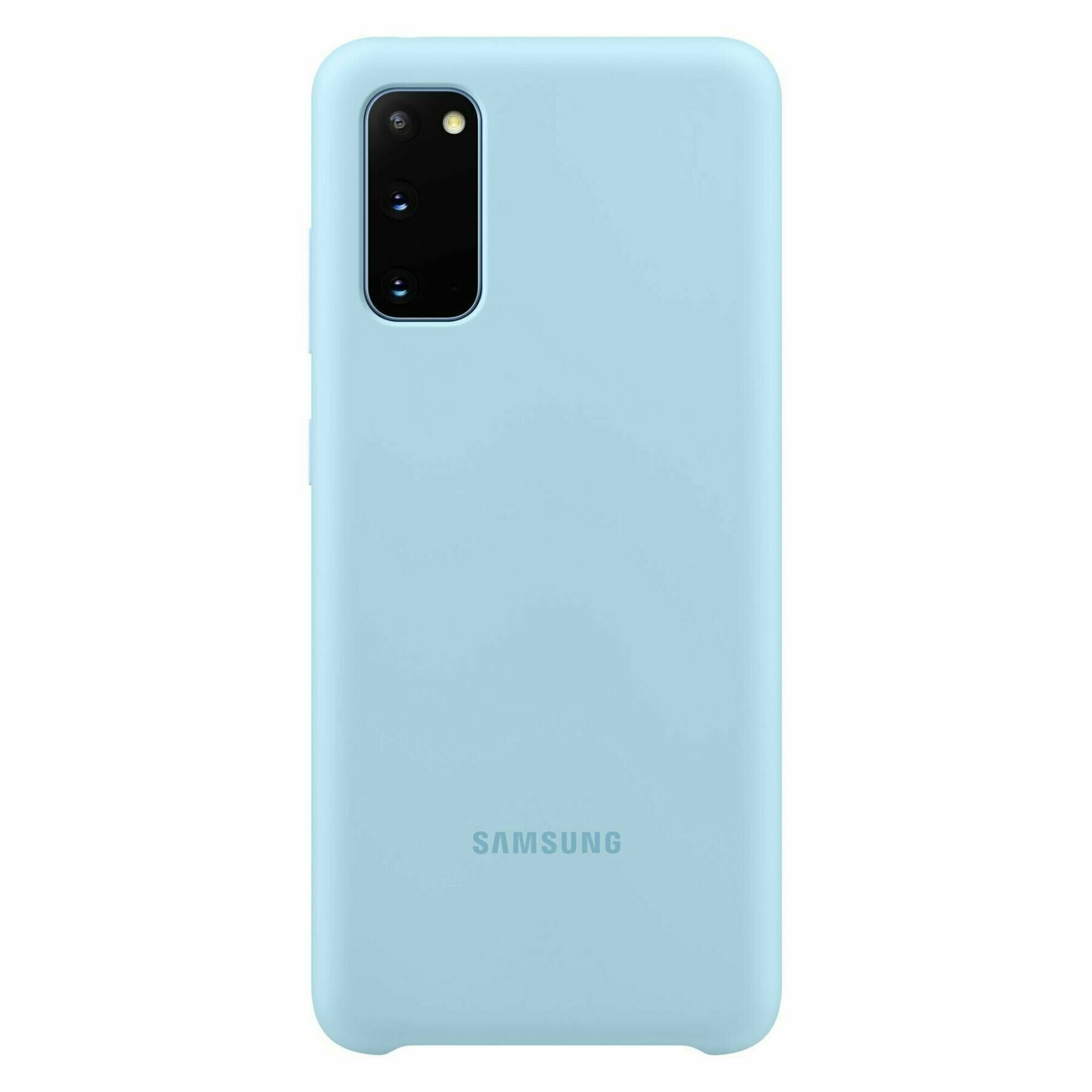

SAMSUNG для Galaxy S20 (G980) Silicone Cover Sky Blue (EF-PG980TLEGRU
