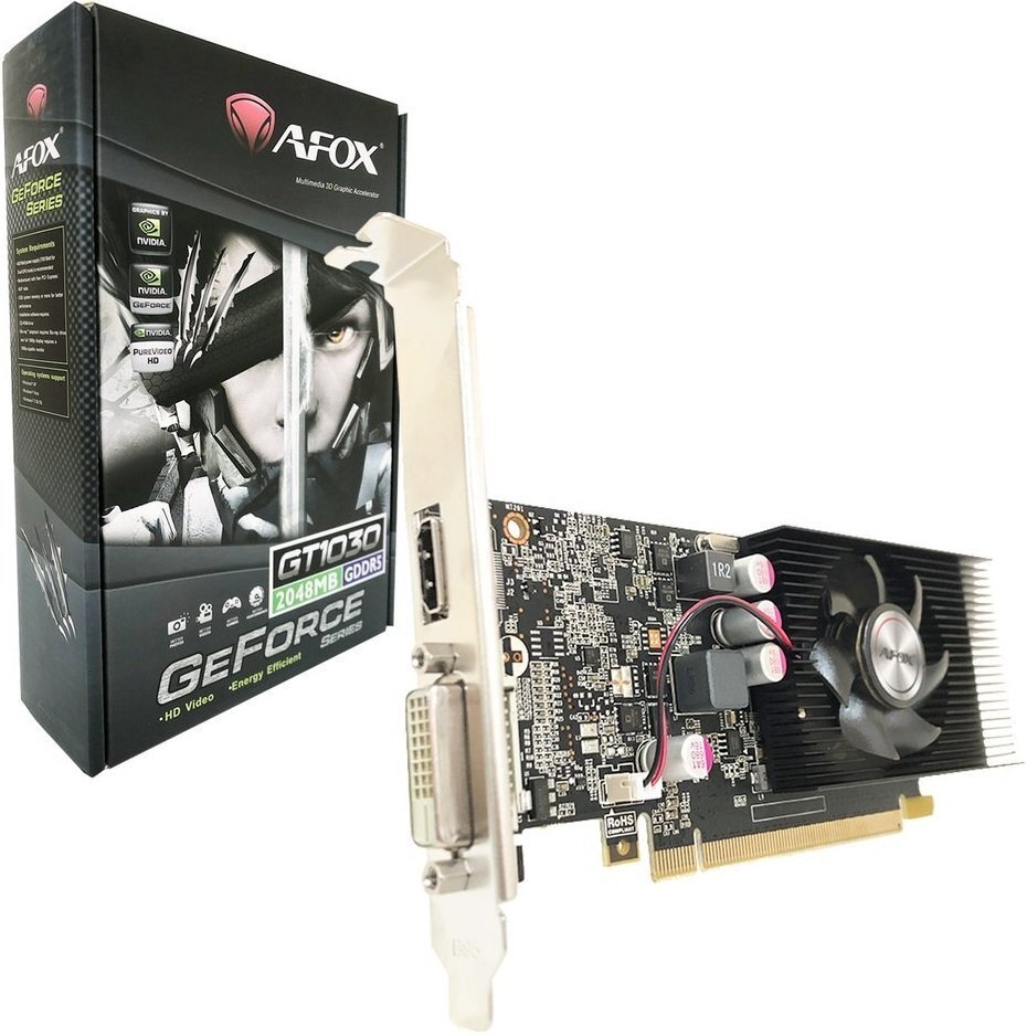 

AFOX GeForce GT1030 2GB GDDR5 (AF1030-2048D5L7)