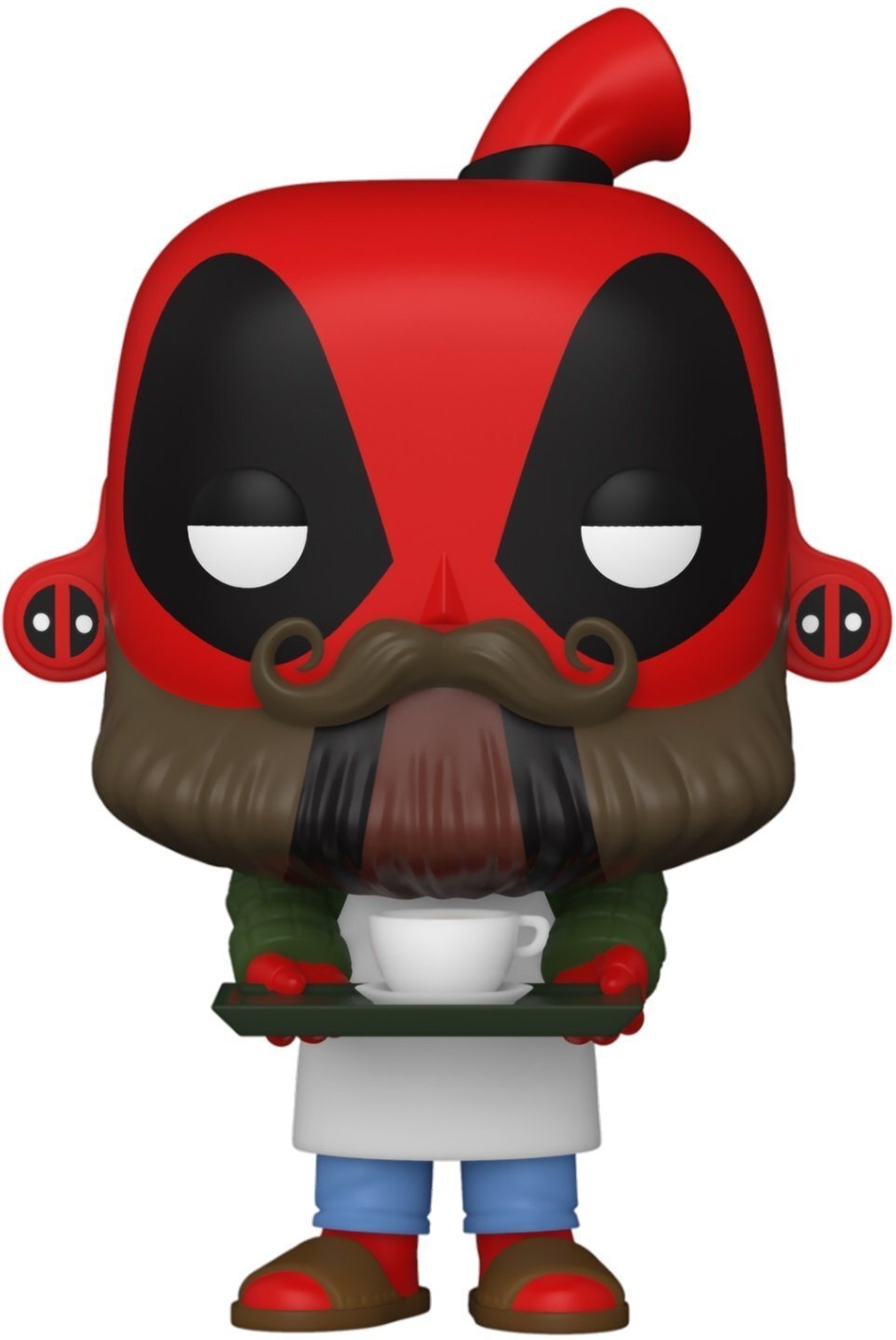 

Funko POP! Bobble Marvel Deadpool 30th Coffee Barista (FUN2549960), Красный