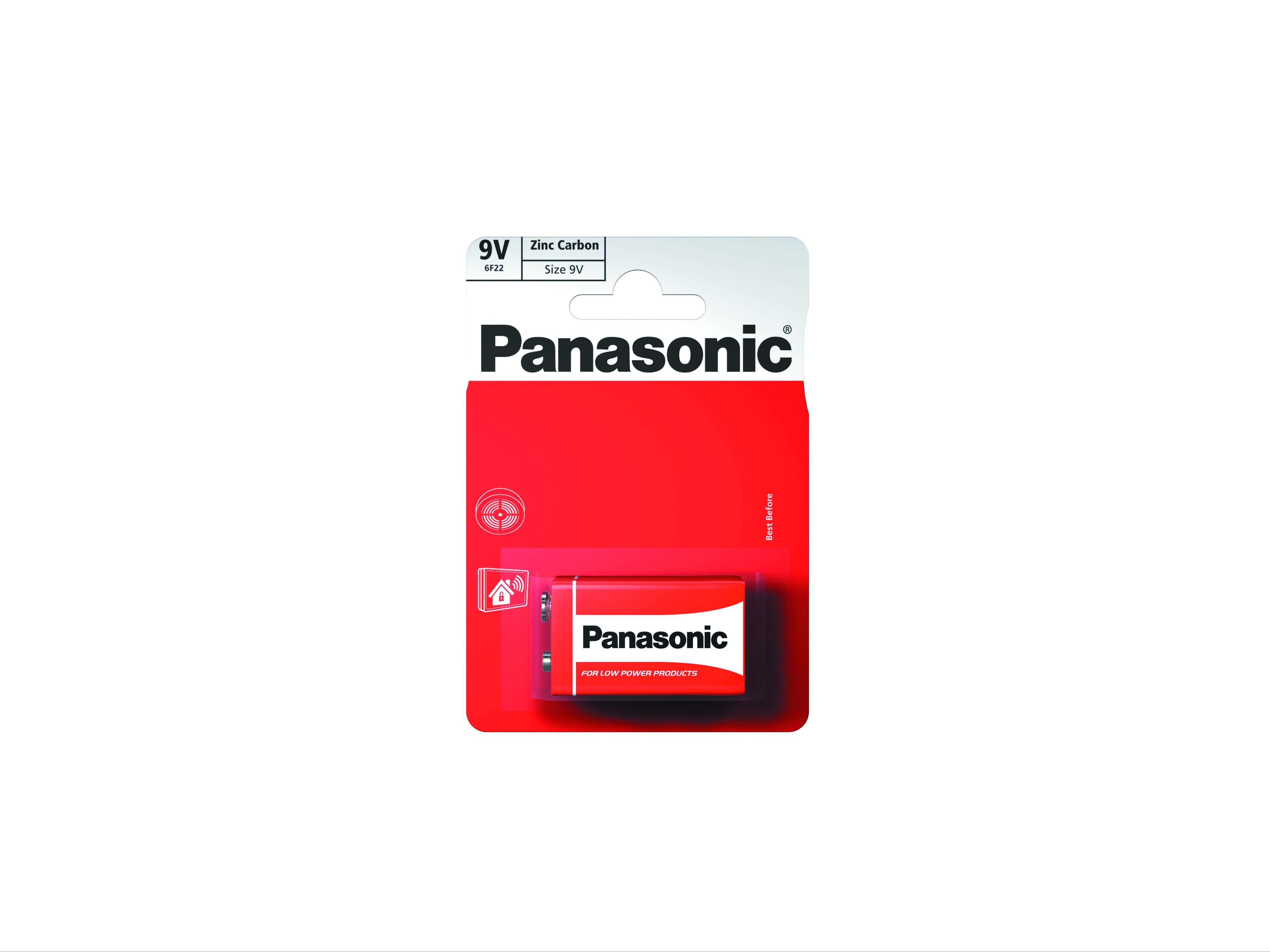 

PANASONIC RED ZINK 6F22 BLI 1 ZINK-CARBON (6F22REL/1BP)