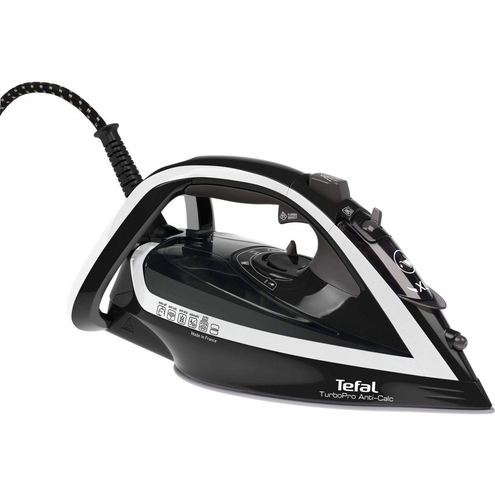 

TEFAL FV5645E0 TurboPro Anti-Calc, Чёрный