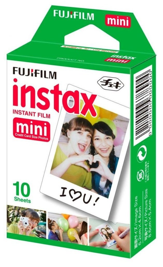 

FUJIFILM INSTAX MINI EU 1 GLOSSY (54х86мм 10шт) (16567816)