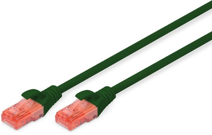 

DIGITUS cat.6 UTP, 1м, AWG 26/7, Cu, LSZH, зеленый (DK-1617-010/G)