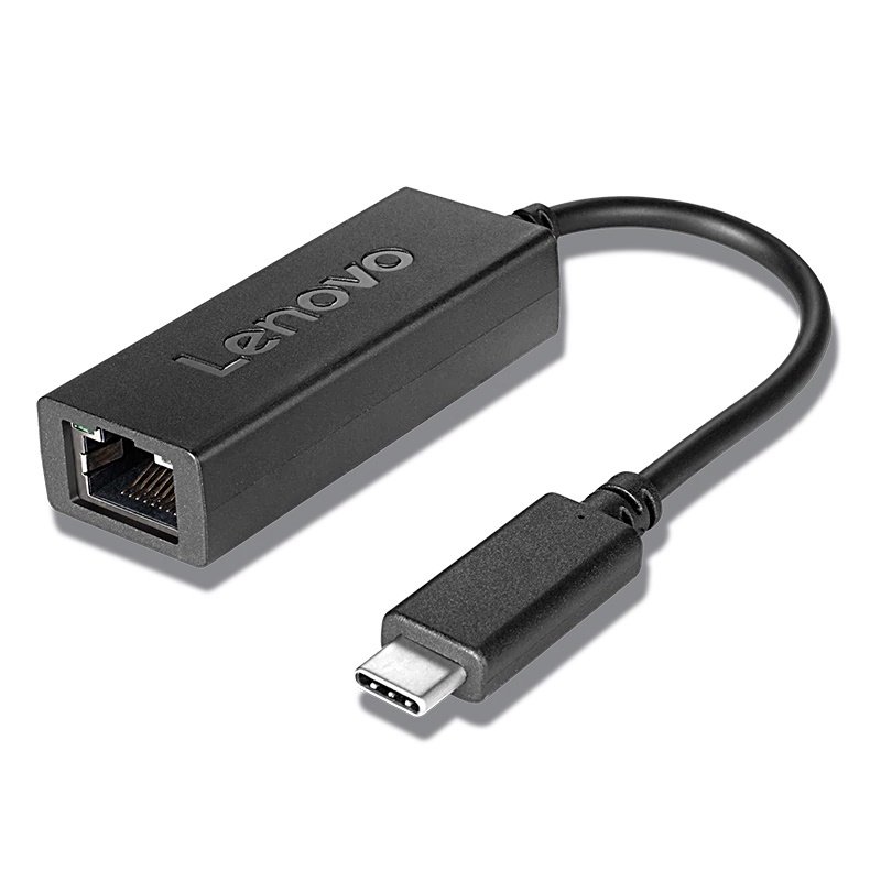 

LENOVO USB-C to Ethernet Adapter (4X90S91831), Чёрный