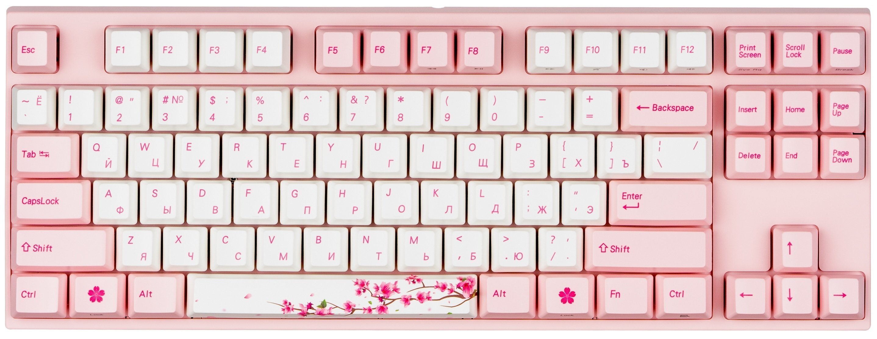 

Varmilo MA87M Sakura, EC Daisy V2 (MA87MCU2W/PP88RA), Розовый