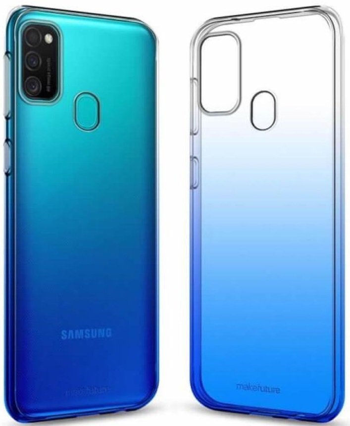 

MakeFuture для Galaxy A21s Gradient Clear TPU Blue (MCG-SA21SBL), Голубой