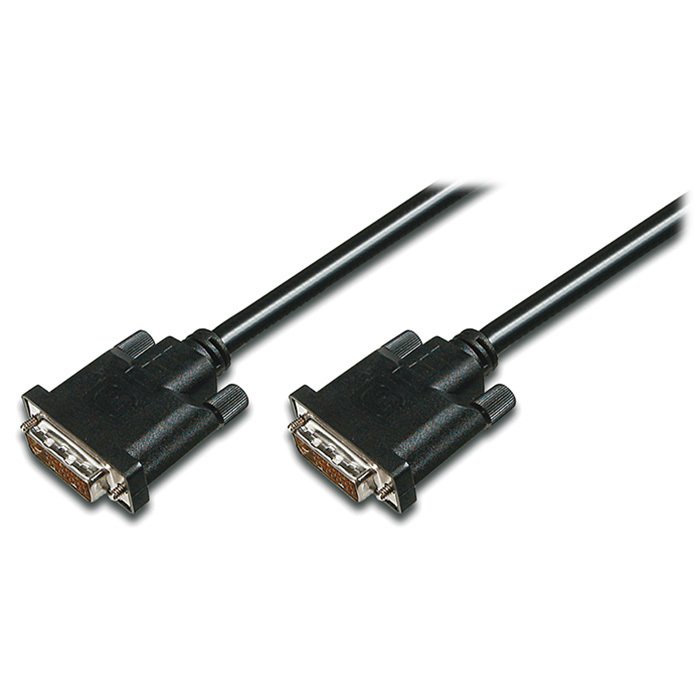 

ASSMANN DVI-D dual link (AM/AM) 2.0m, black (AK-320108-020-S), Чёрный