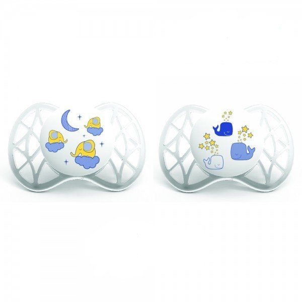 

NUVITA Air 0м+ 2 шт. светится в темноте (NV7063), Белый
