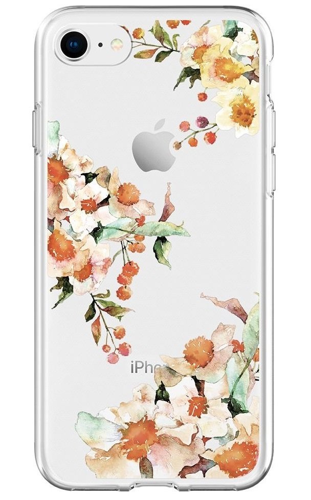 

Spigen для iPhone 8/7 Liquid Crystal Aquarelle Primrose (054CS22783), Прозрачный