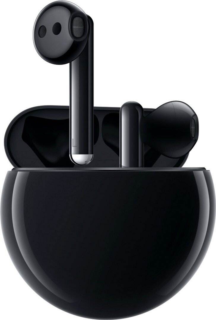 

HUAWEI FreeBuds 3 (CM-SHK00) + чехол для зарядки (CM-SHK) Carbon Black (55031993), Чёрный