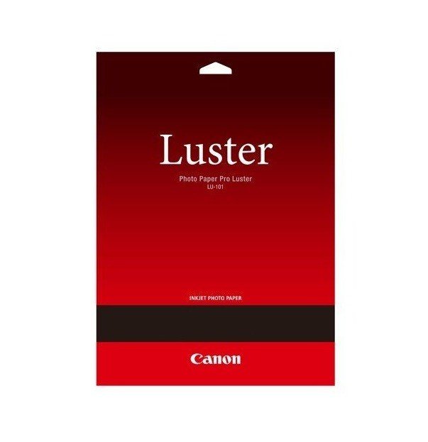 

CANON IJ-MEDIA LU-101 A3+ 20 Sheets Luster (6211B007AA), Белый