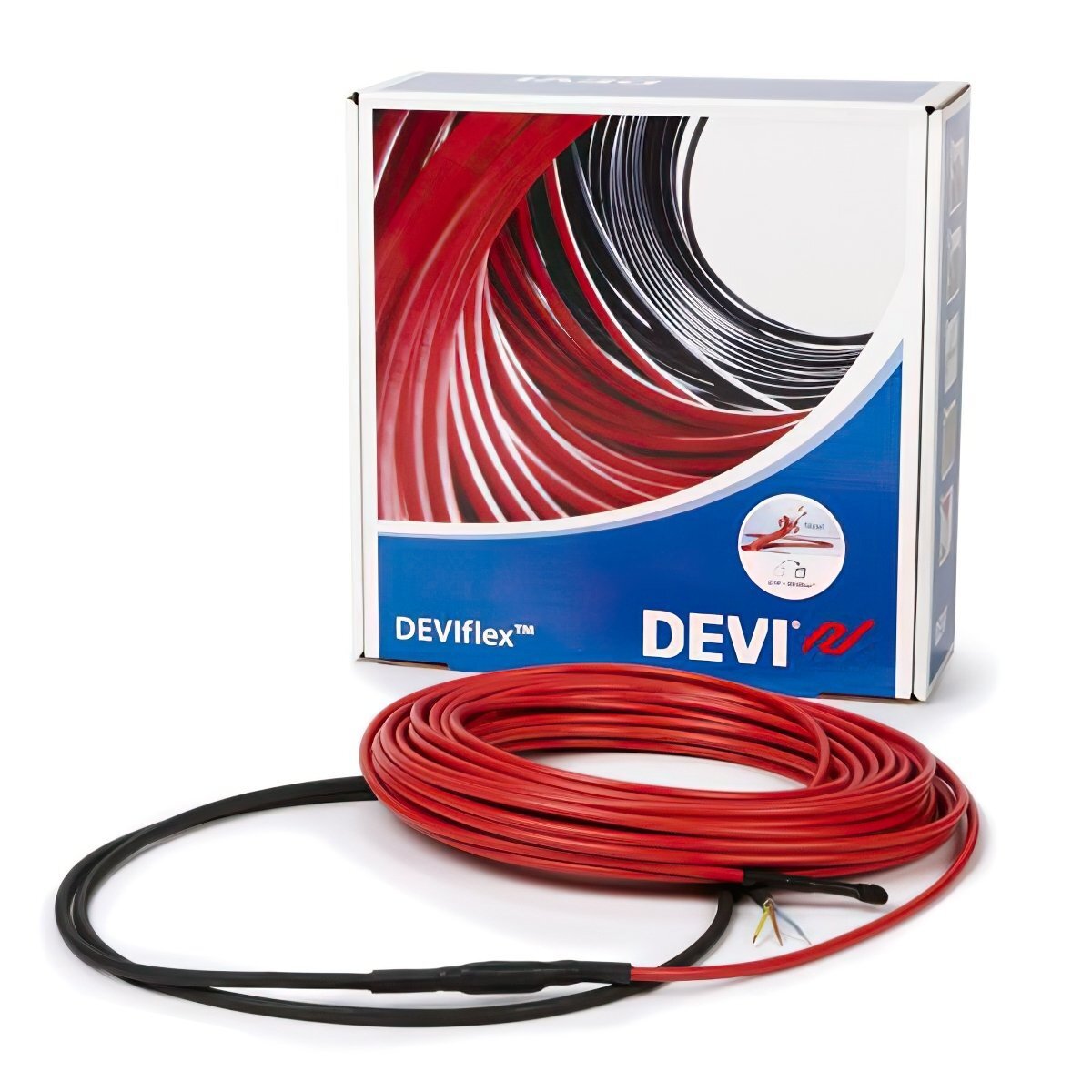 

DEVI snow 30T, 2х жильний нагревательный кабель 34 м (89846008), Жёлтый