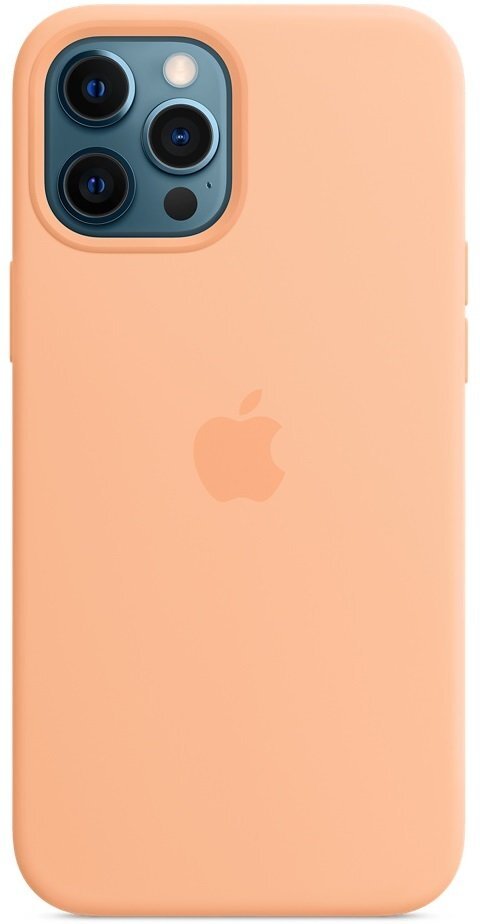 

APPLE для iPhone 12 Pro Max Silicone Case with MagSafe Cantaloupe (MK073ZE/A), Бежевый