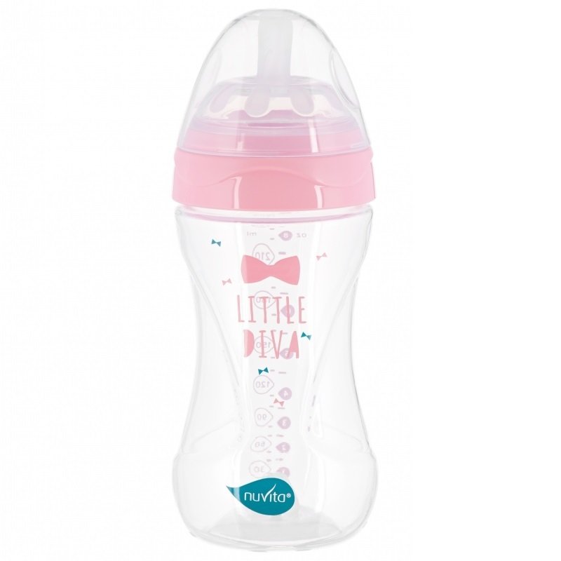

NUVITA NV6031 Mimic Collection 250мл 3м+ Антиколиковая, розовая (NV6031ROSA), Розовый