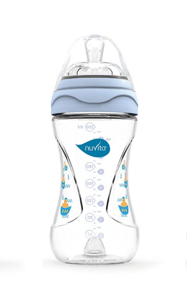 

NUVITA Mimic 250мл. 3м+ Антиколиковая, голубая (NV6030Blue)