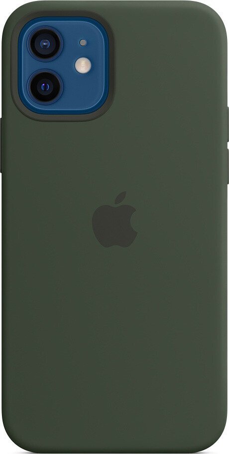 

APPLE для iPhone 12/12 Pro Silicone Case with MagSafe Cypress Green (MHL33ZE/A)