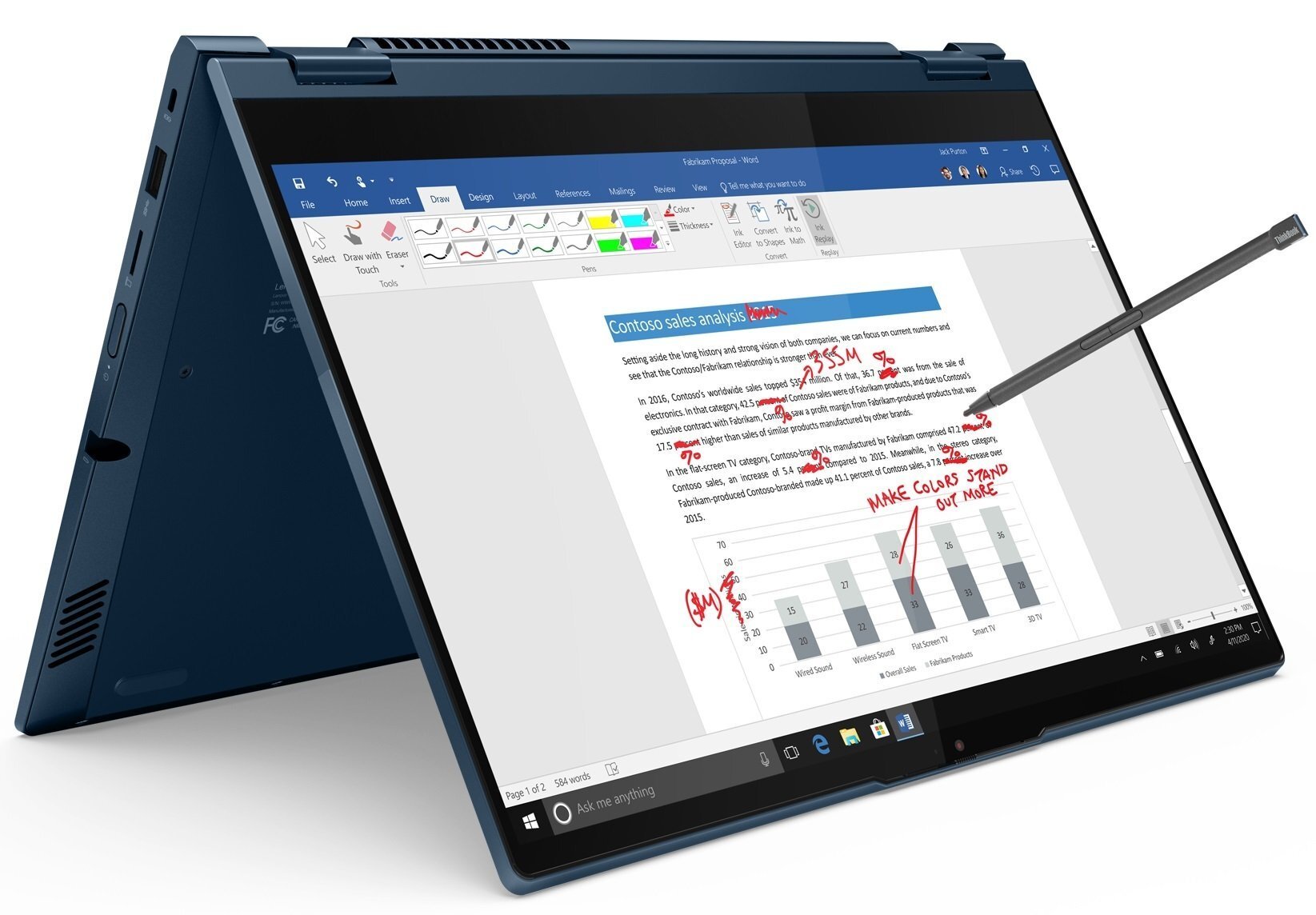 

LENOVO ThinkBook 14s Yoga (20WE0003RA), Cерый