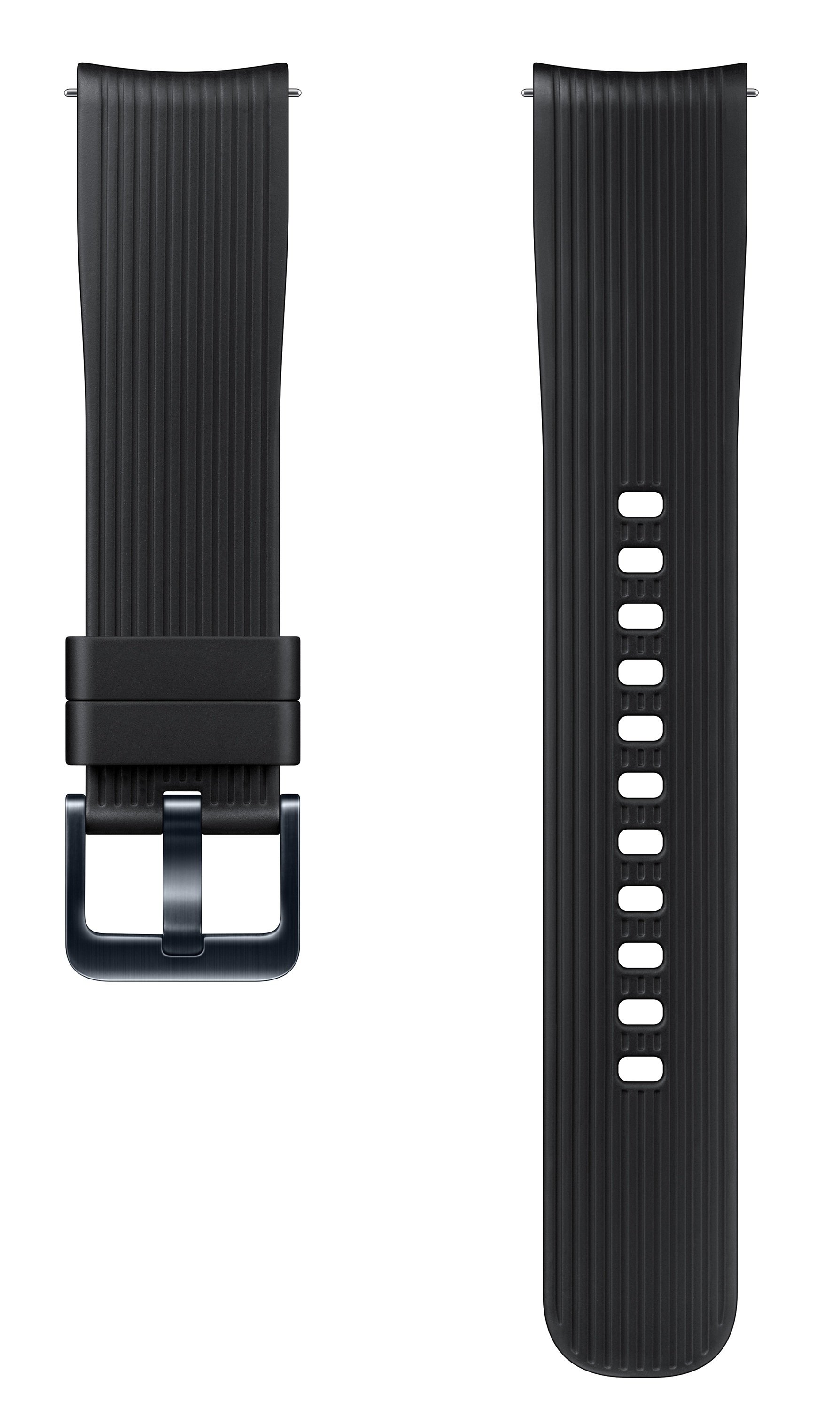 

SAMSUNG Silicone Band для Galaxy Watch 42mm (R810) Black (ET-YSU81MBEGRU), Чёрный