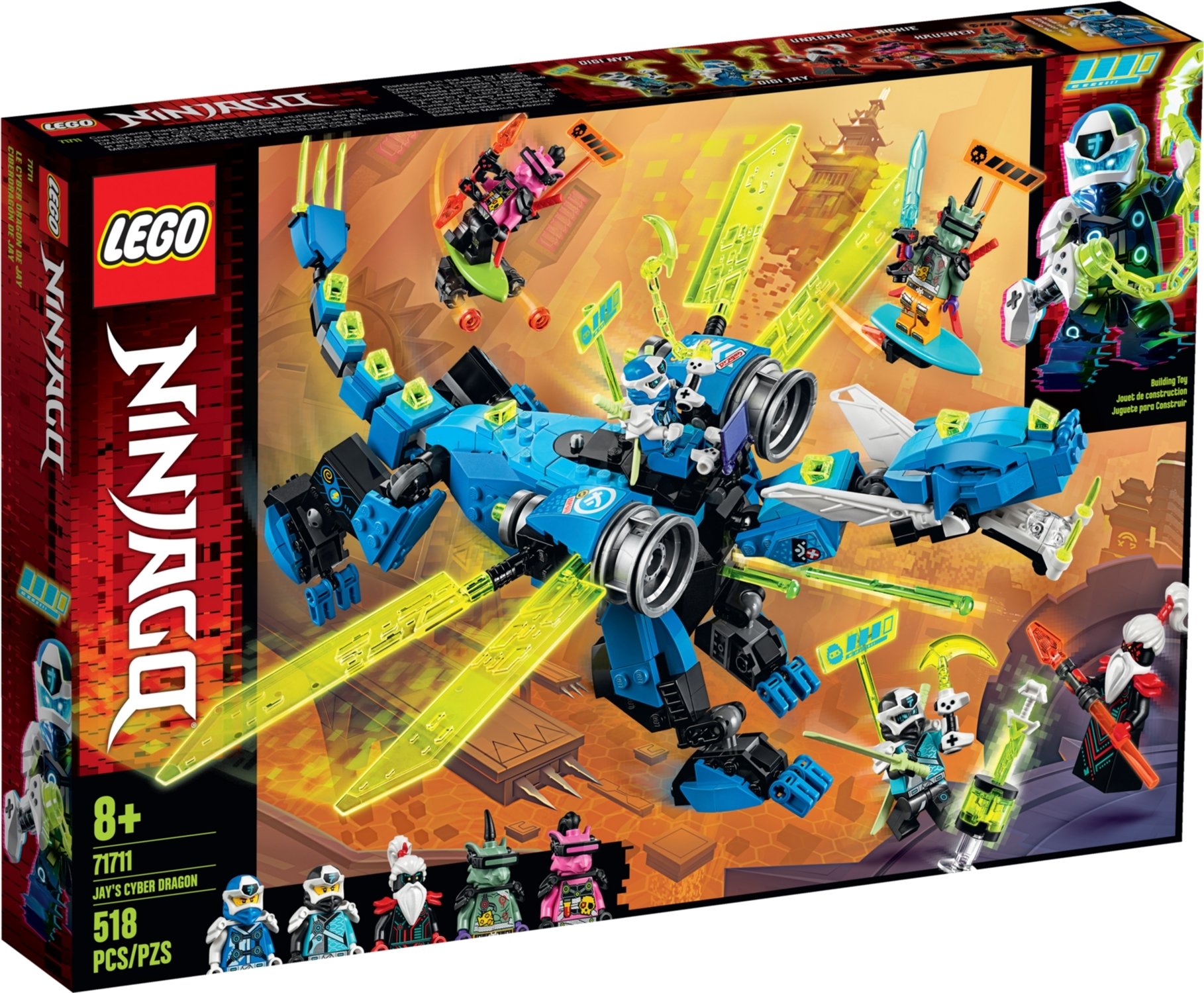 

LEGO Ninjago Кибердракон Джея (71711)