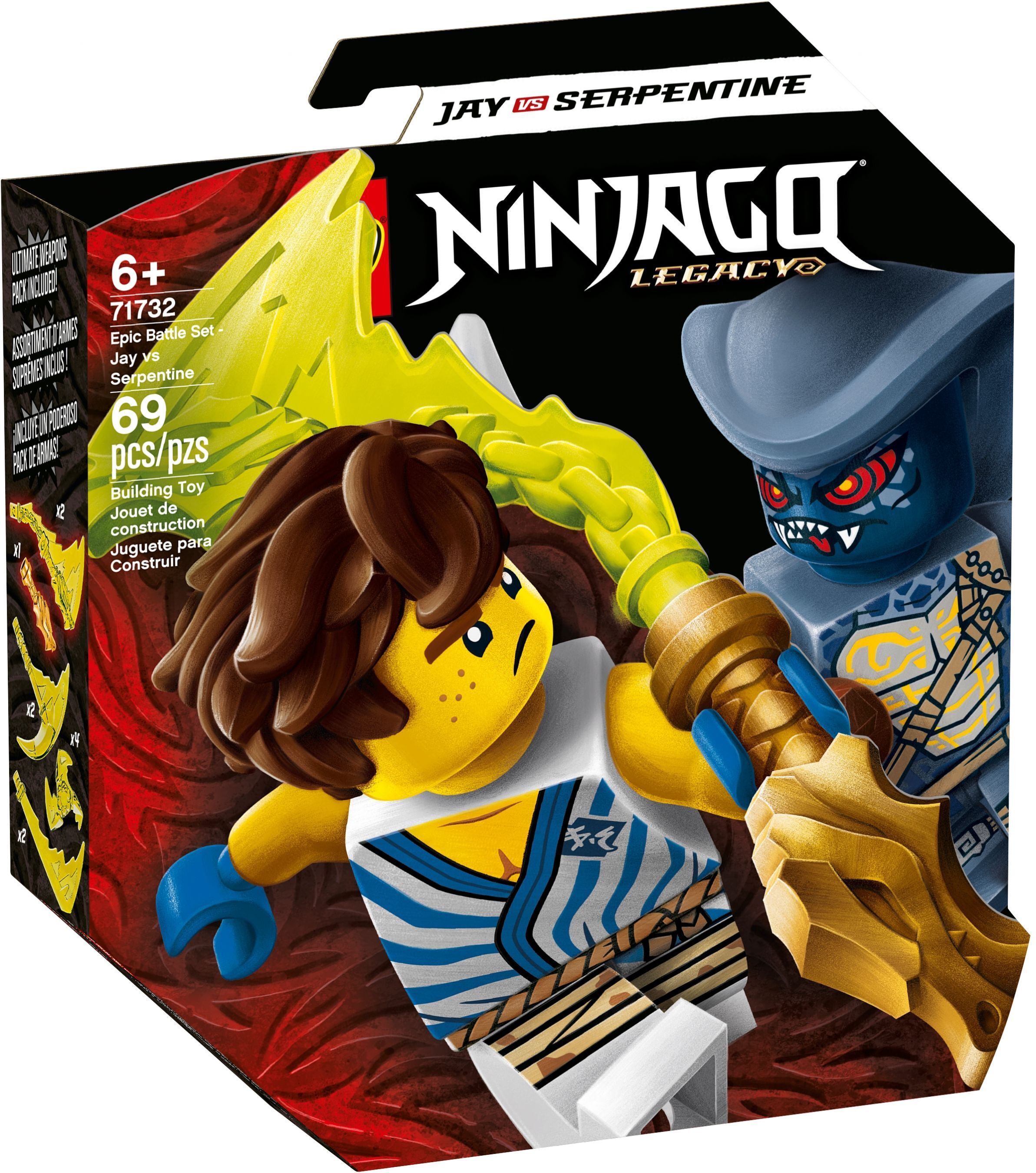 

LEGO Грандиозная битва: Джей против змеевидные (71732)