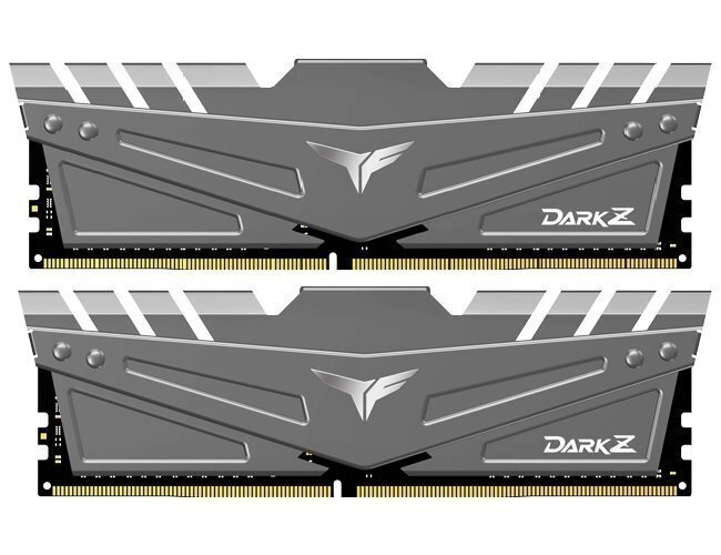 

TEAM GROUP DDR4 3200 16GB KIT (8GBx2) T-FORCE DARK Z Grey (TDZGD416G3200HC16CDC01)