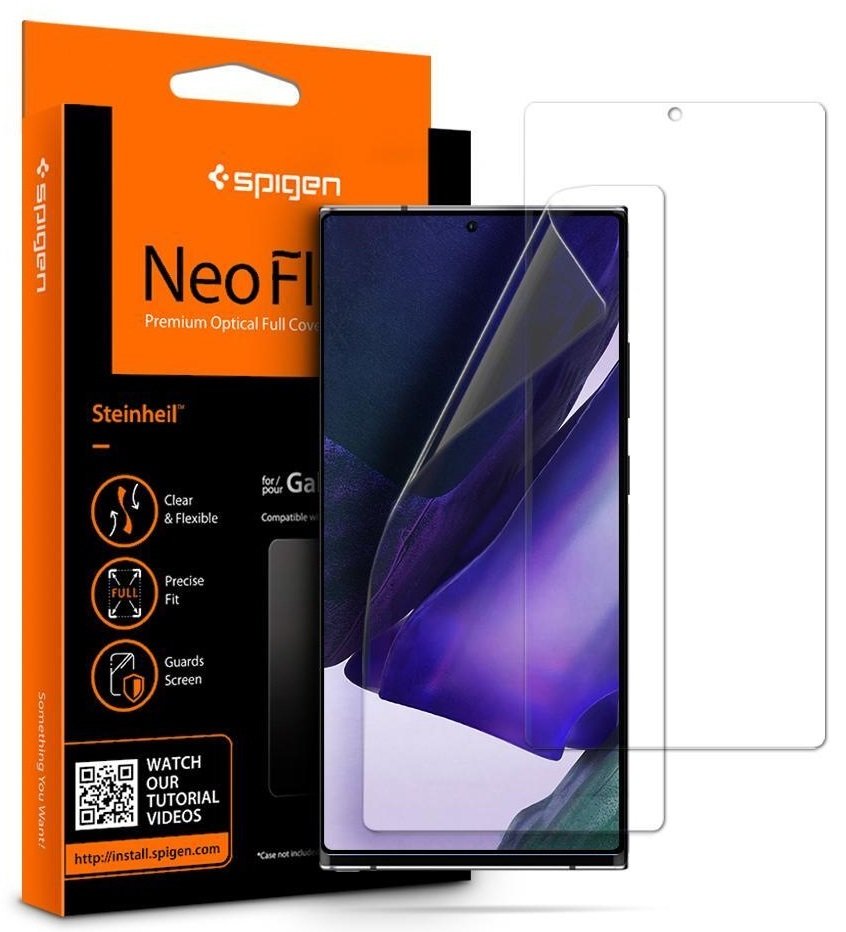 

Spigen для Galaxy Note 20 Ultra Neo Flex HD (2 pack) (AFL01357), Прозрачный