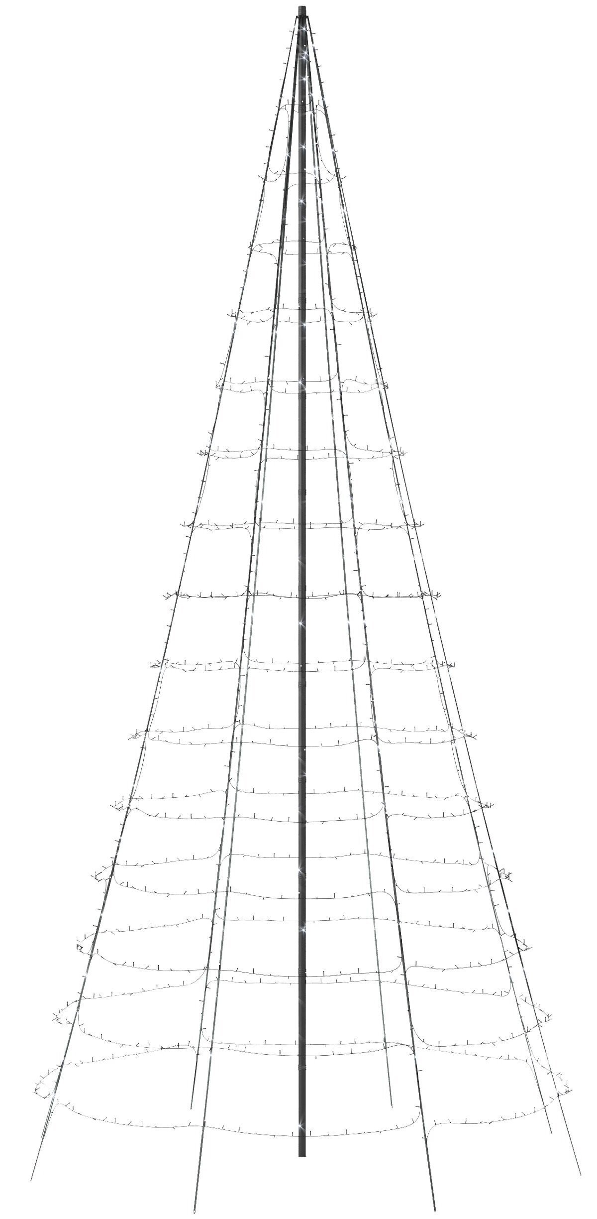 

Twinkly Cone 6м, алюминий (TWP-01K-POLE-A), Cерый