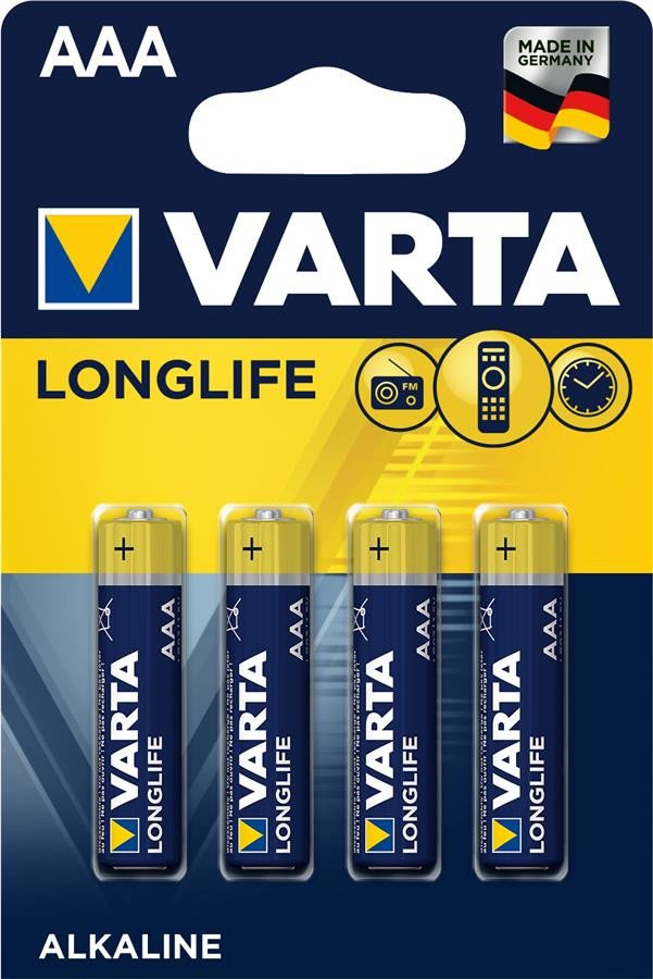 

VARTA LONGLIFE AAA BLI 4 ALKALINE (04103101414)