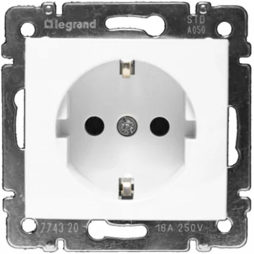 

LEGRAND Valena Classic Розетка 16А 250В, винтовые клеммы (774420), Белый
