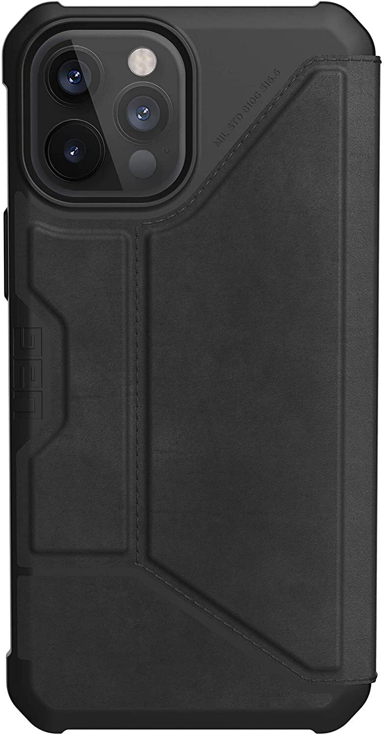 

UAG для iPhone 12 Pro Max Metropolis Leather Black (112366118340), Чёрный