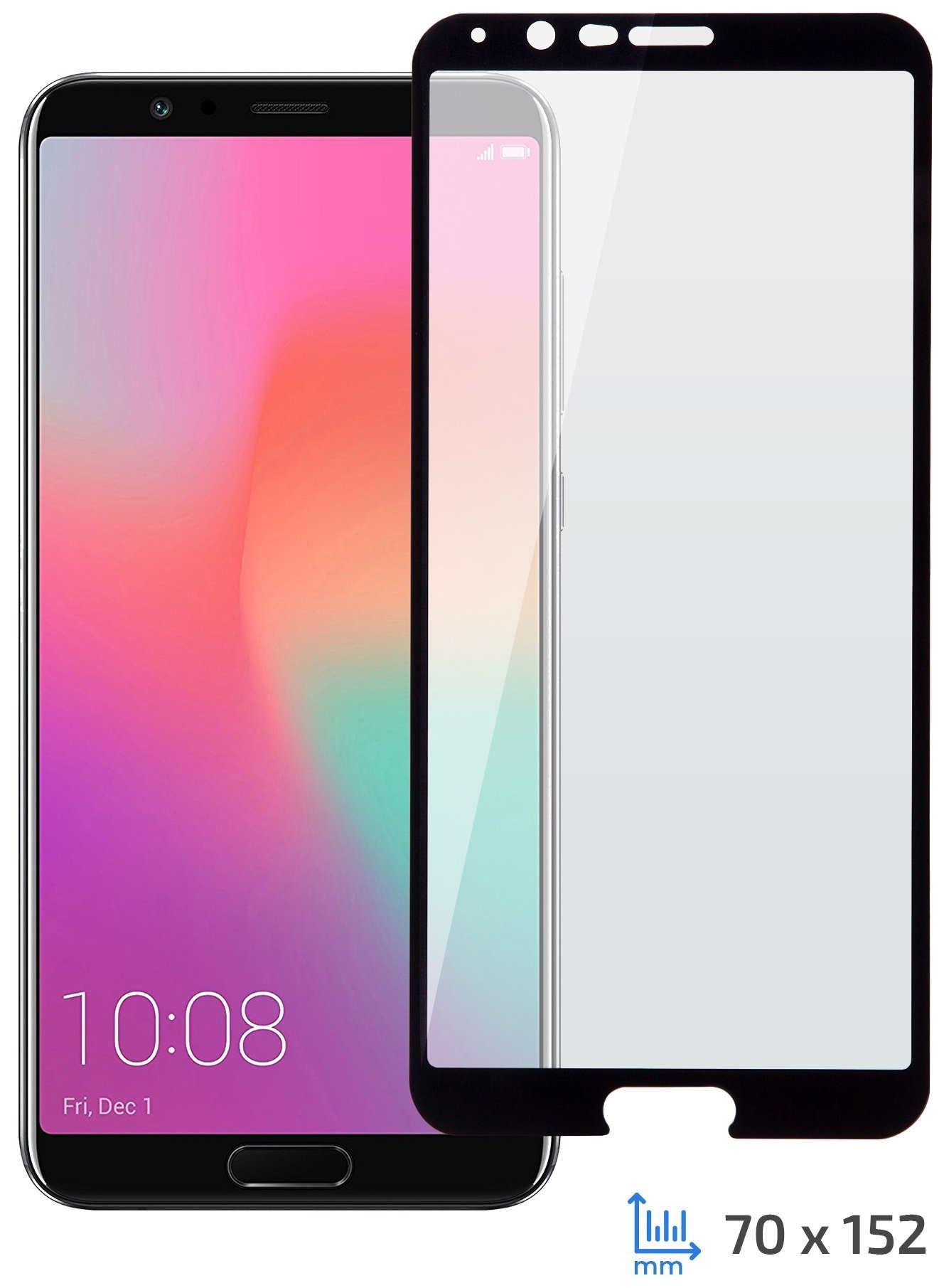 

2E Huawei Honor V10 Black, 0.33mm, 2.5D (2E-TGHO-V10-25D-BB)