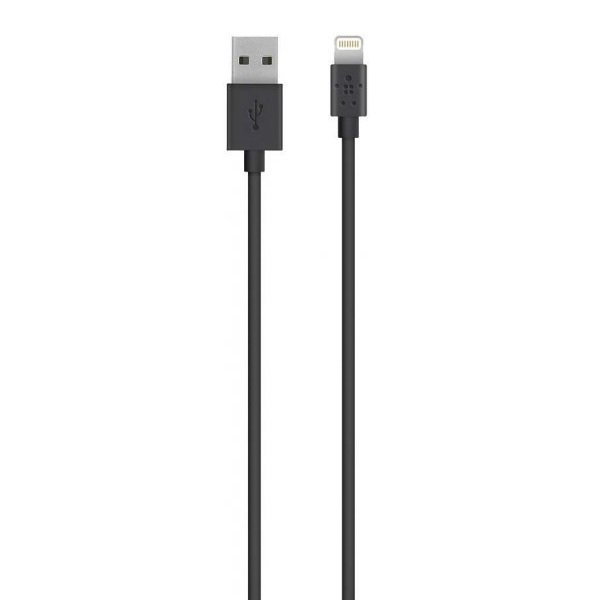 

Belkin USB 2.0 Lightning - USB-A 0.9m black (F8J023BT03-BLK, Чёрный