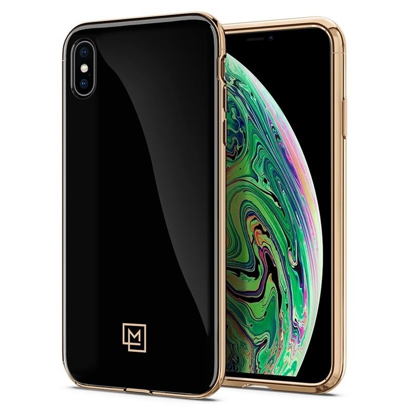 

Spigen для iPhone XS Max La Manon etui Gold Black (065CS25312), Чёрный