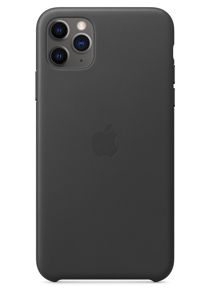 

APPLE для iPhone 11 Pro Max Leather Case Black (MX0E2ZM/A), Чёрный