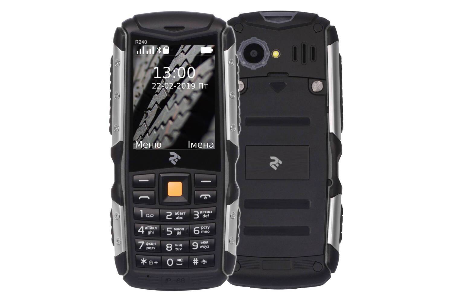 

2E TWOE R240 Dual Sim Black, Чёрный