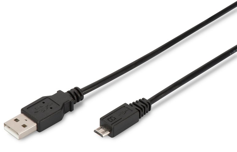 

DIGITUS USB 2.0 (AM/microB) 1.8м Black